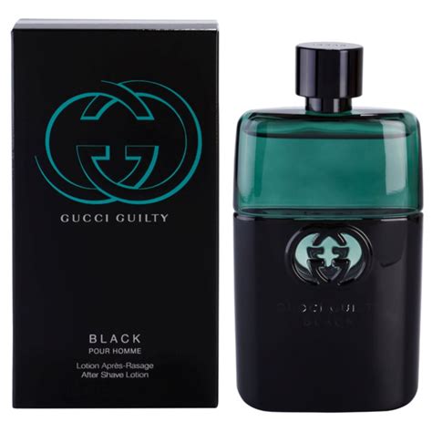 mens black gucci|gucci black guilty after shave.